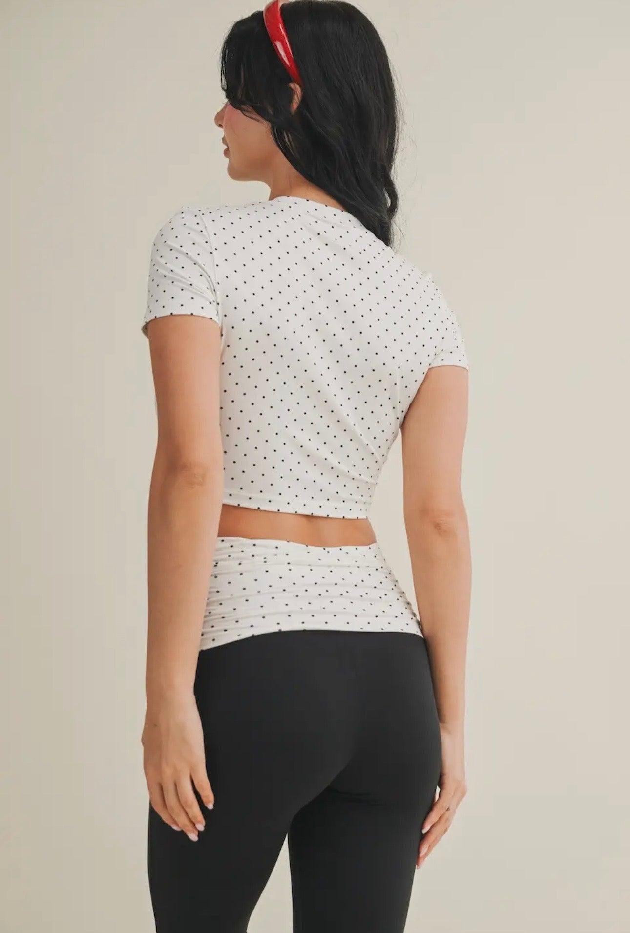 Polka Dot Flare Pants