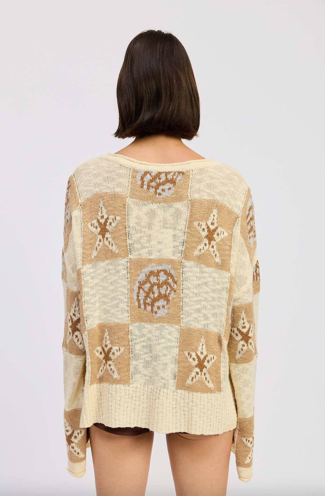 Shell Crochet Sweater
