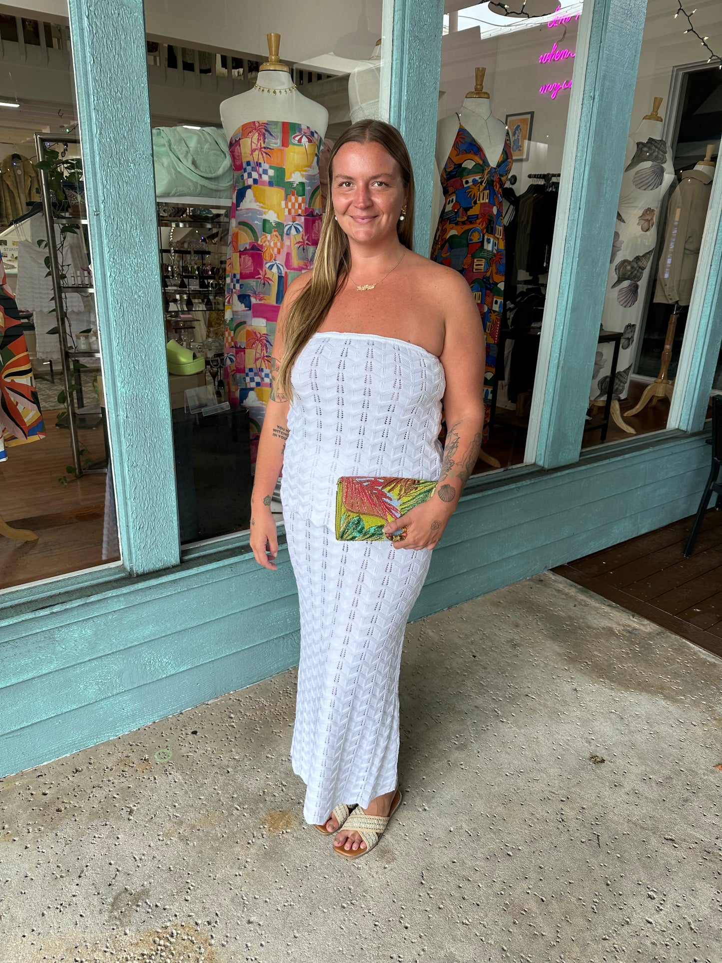 Stassi Crochet Top & Skirt Set