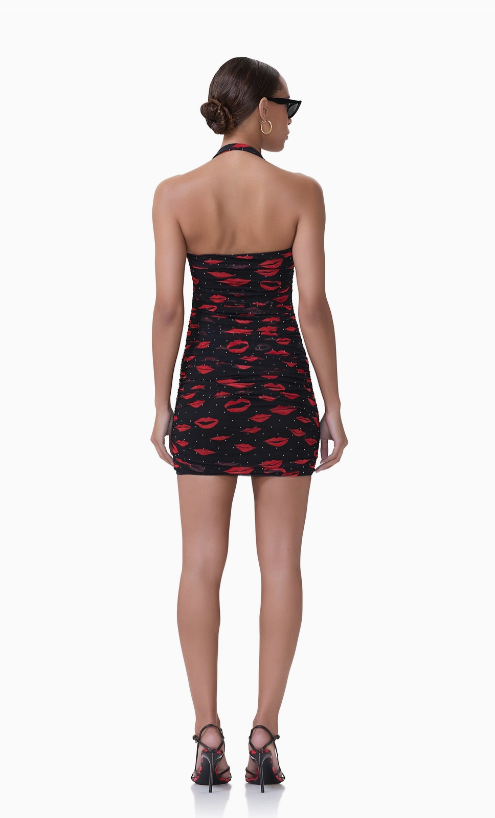 Red Lips Mini Dress