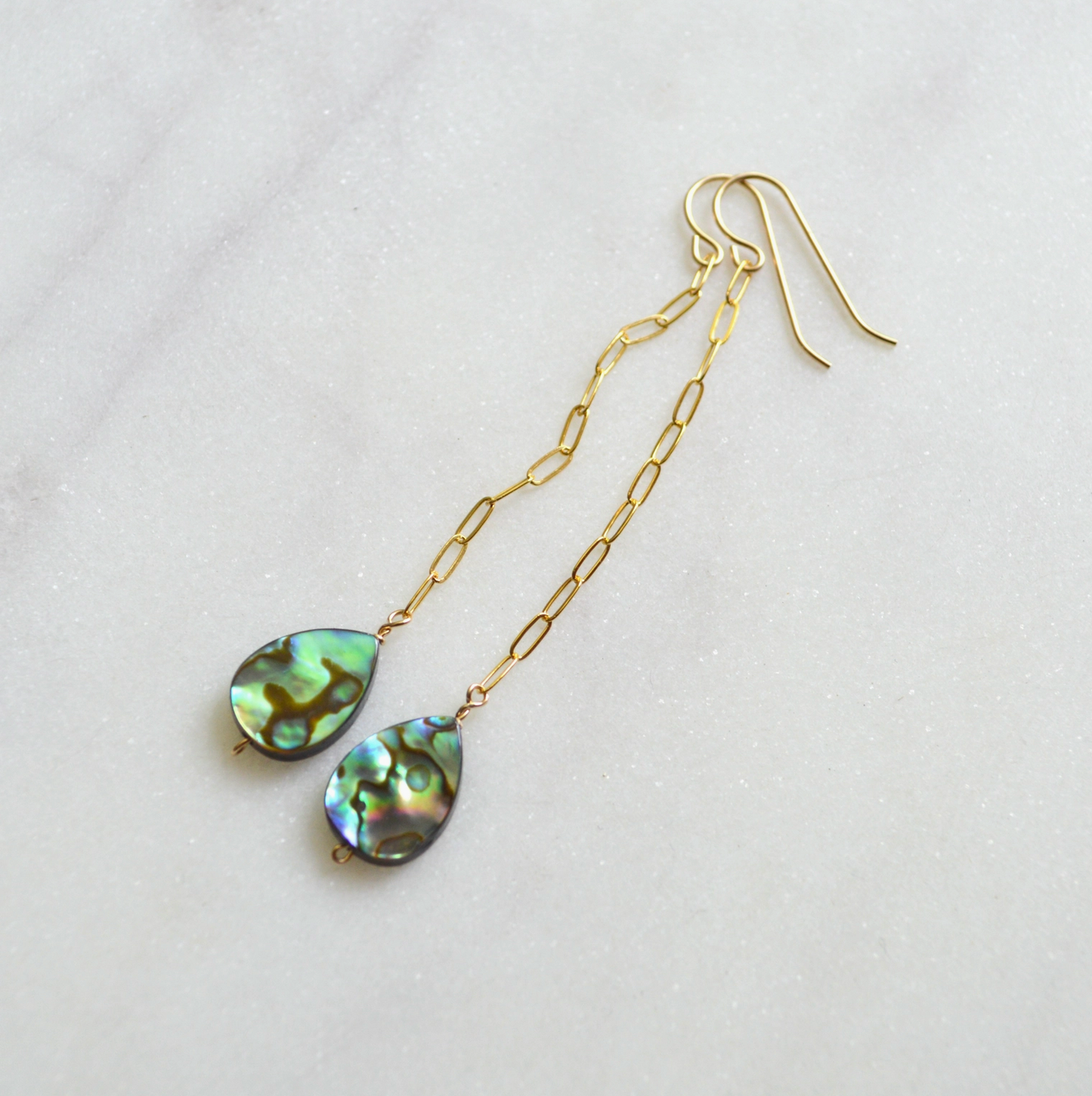 Abalone Teardrop Earrings