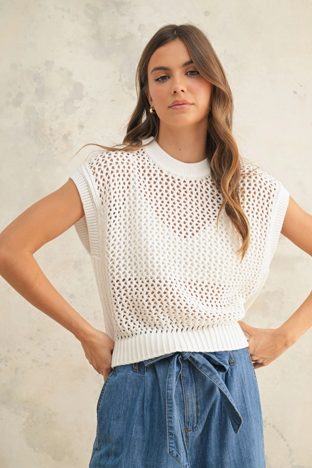 Laney Crochet Top