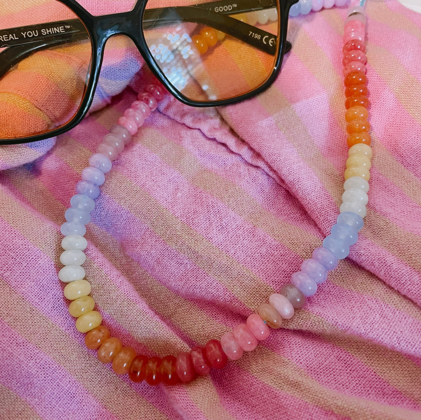 Rainbow Gemstone Necklace