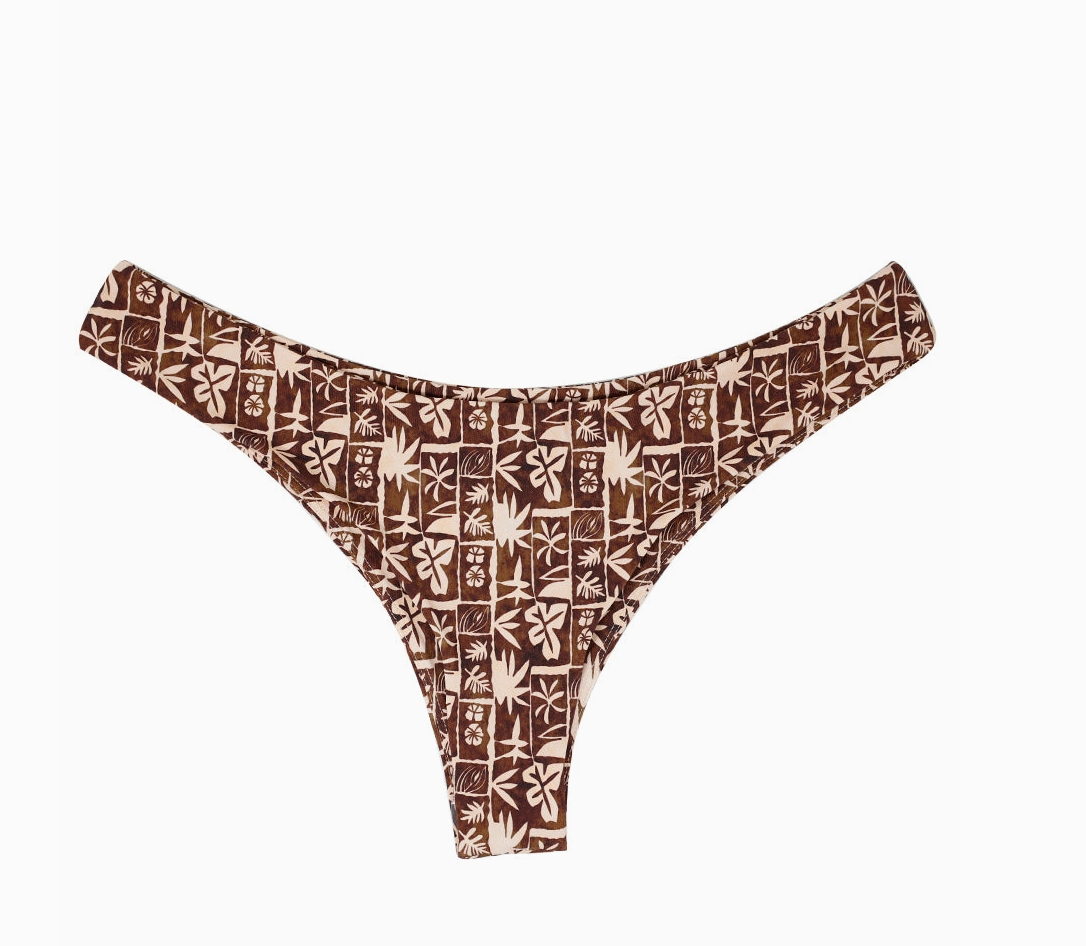 Kali Brown Tropic Bottoms