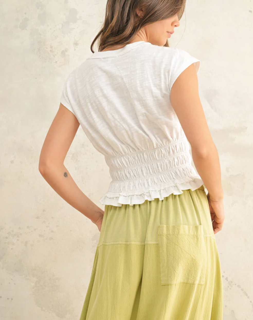 Caroline Smocked Top