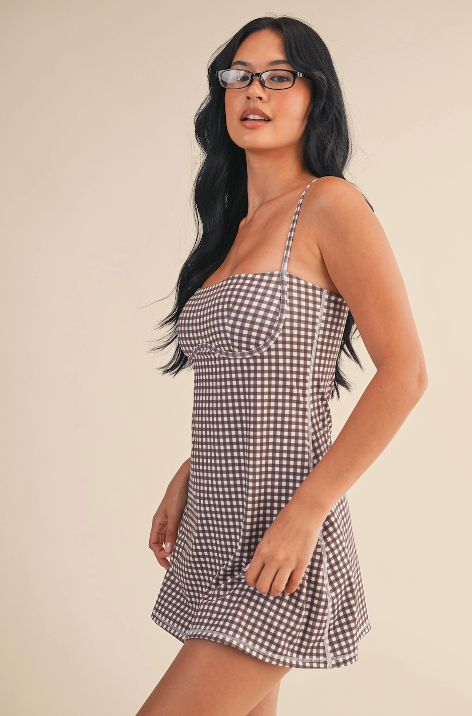 Gingham Exercise Dress
