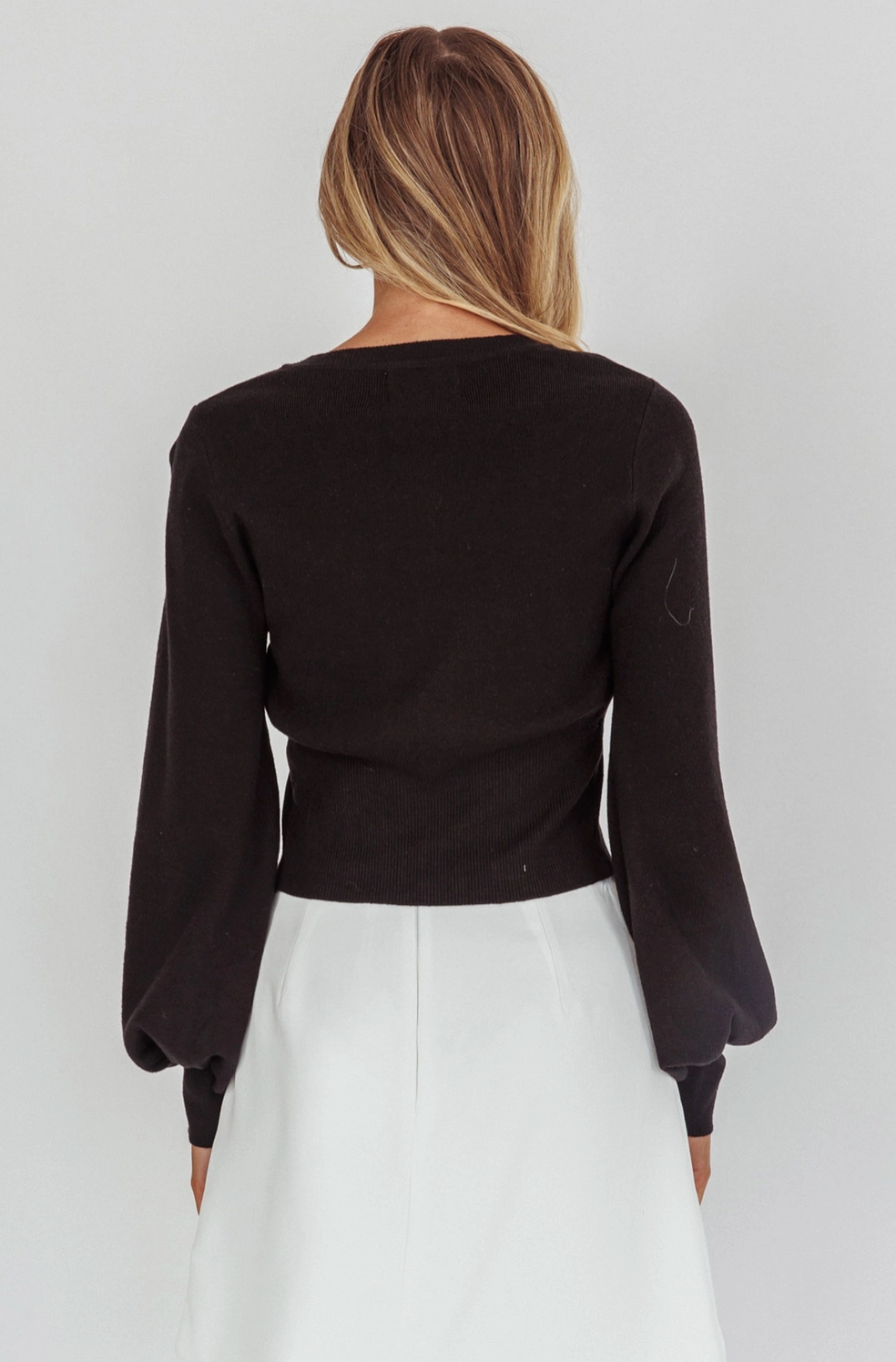 Scallop Cardigan Sweater