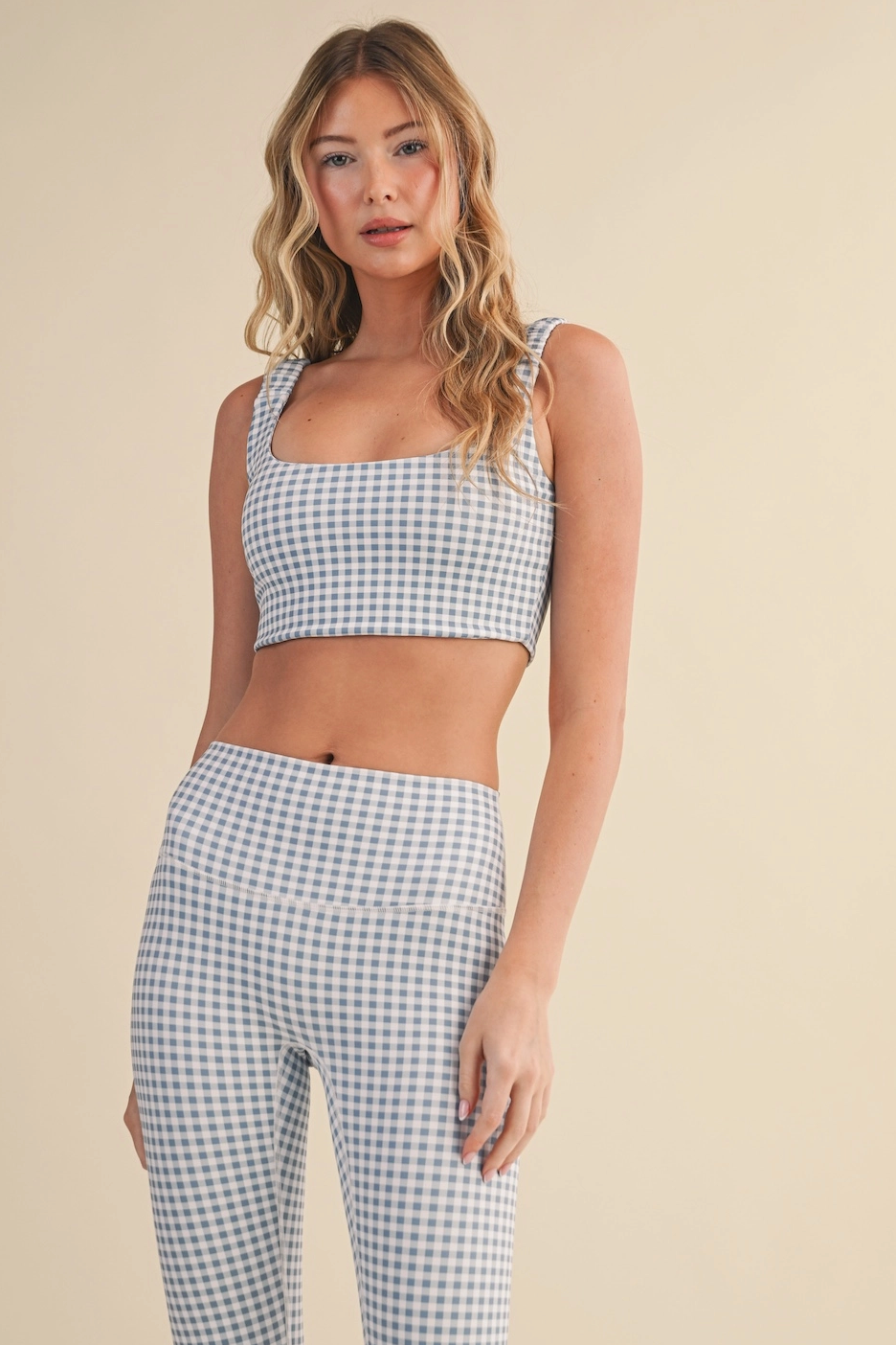 Gingham Bra Top