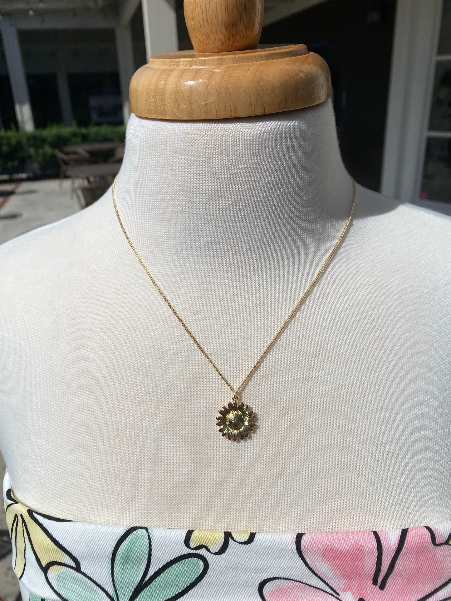 Sunflower Necklace