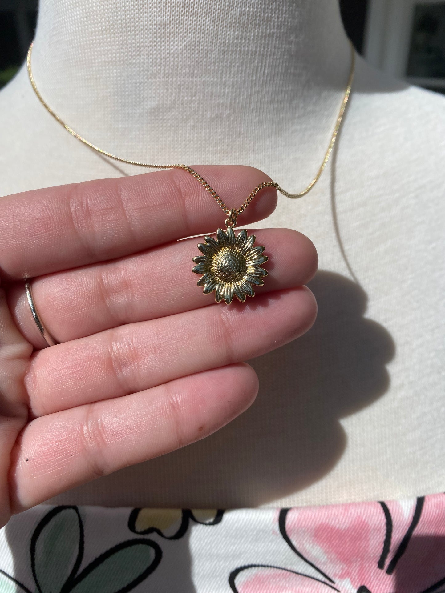 Sunflower Necklace