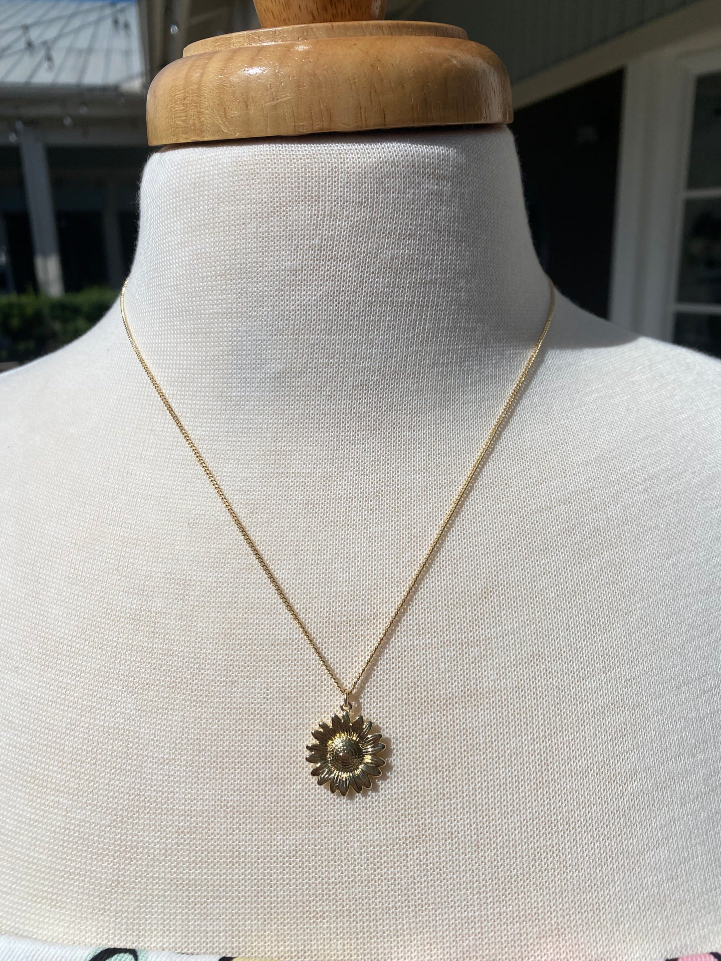 Sunflower Necklace