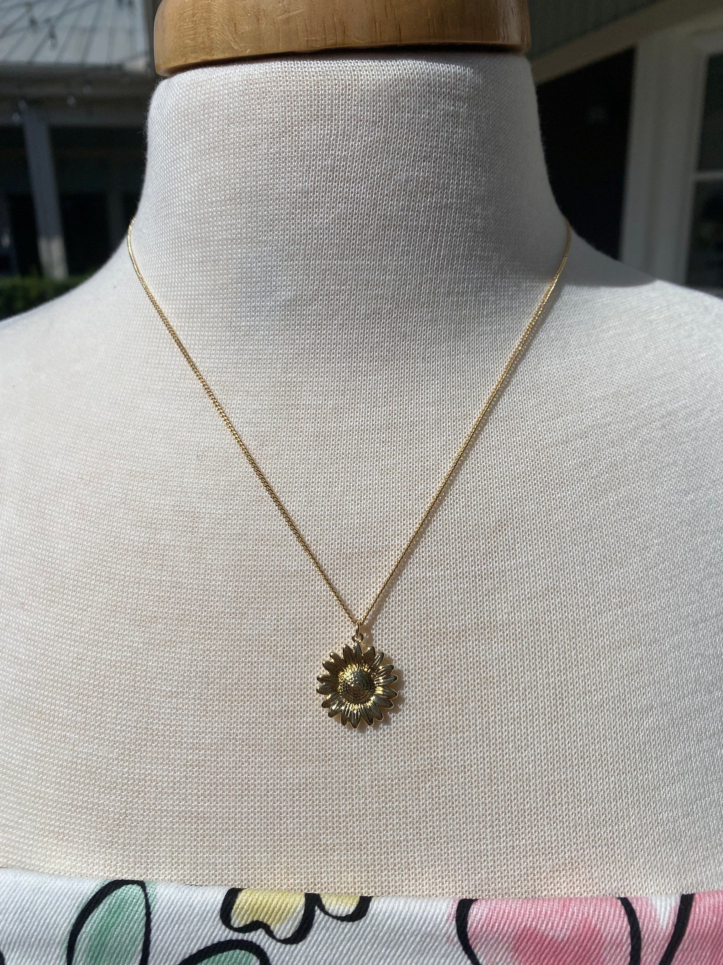 Sunflower Necklace