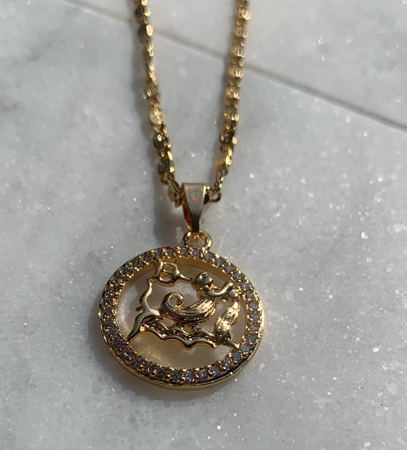 Zodiac Aquarius Necklace