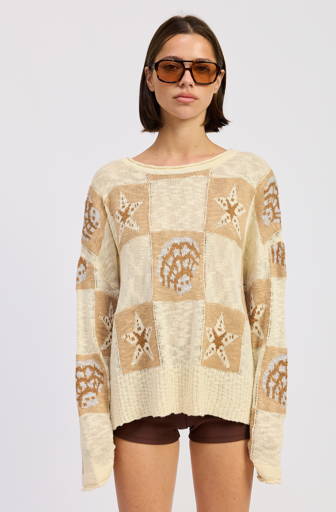 Shell Crochet Sweater