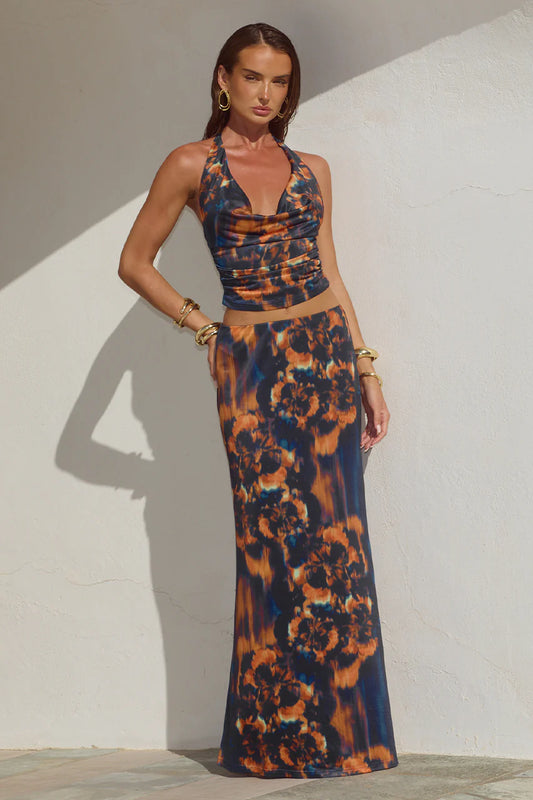 Lotus Maxi Skirt