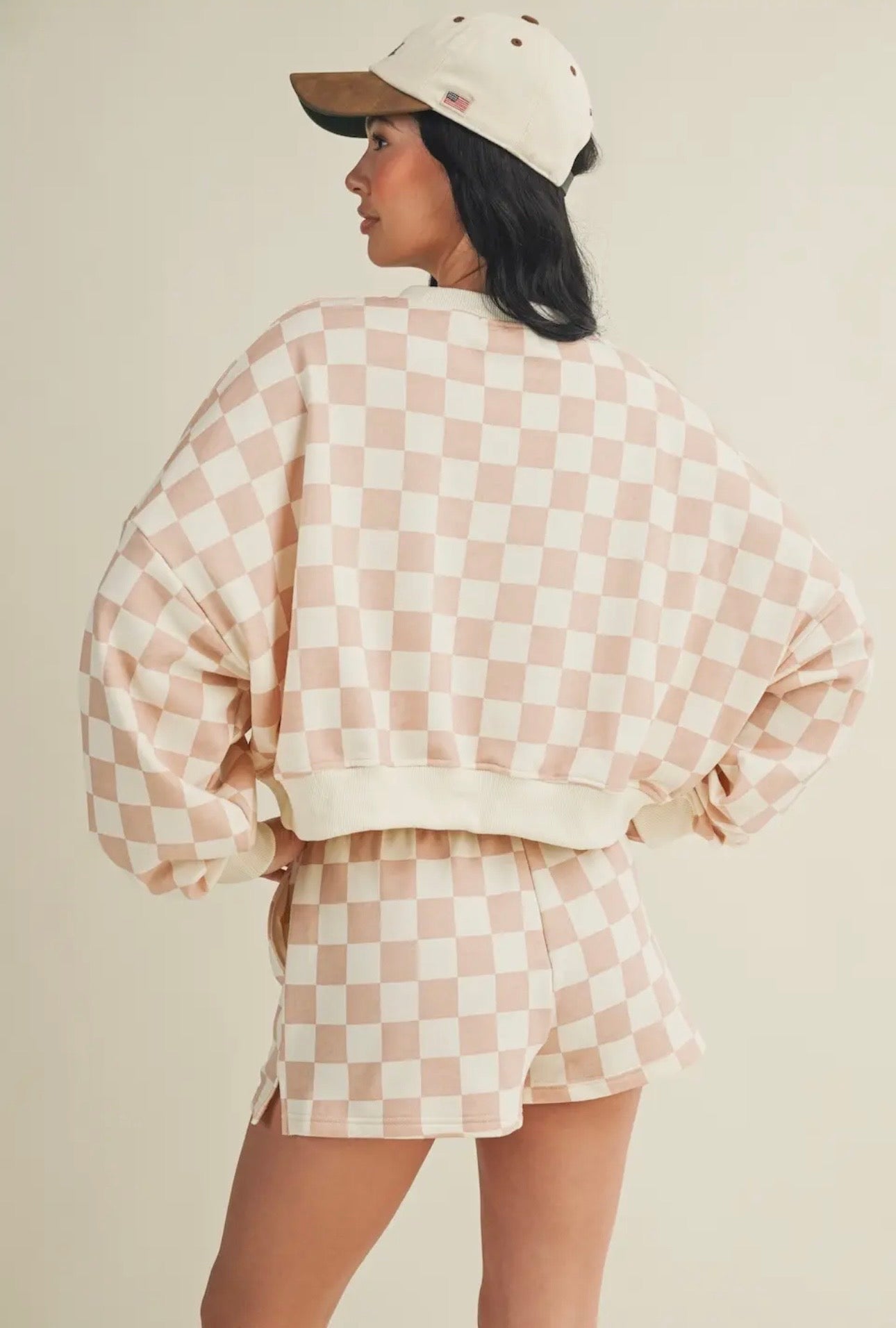 Cozy Checkered Sweatshirt