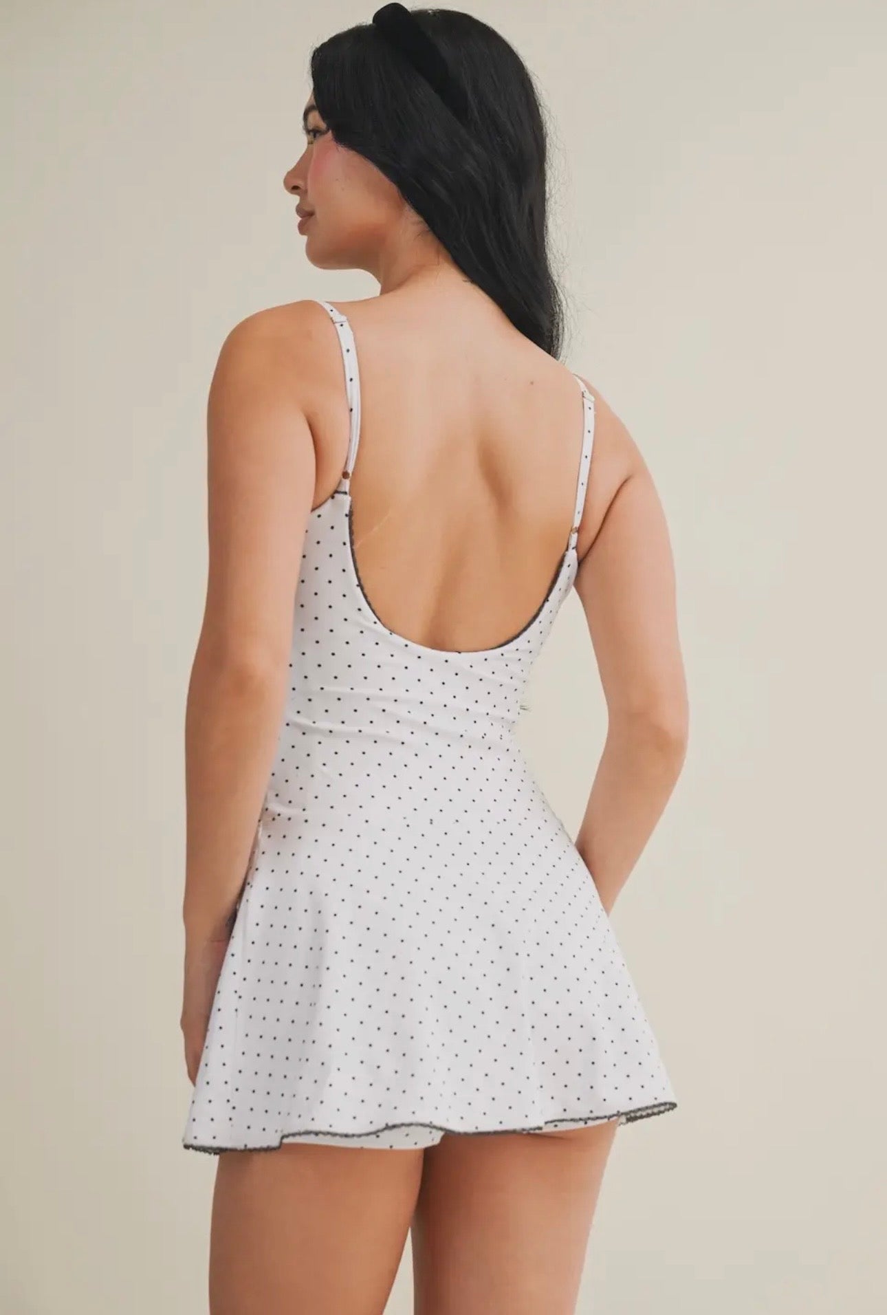 Polka Dot Athleisure Dress