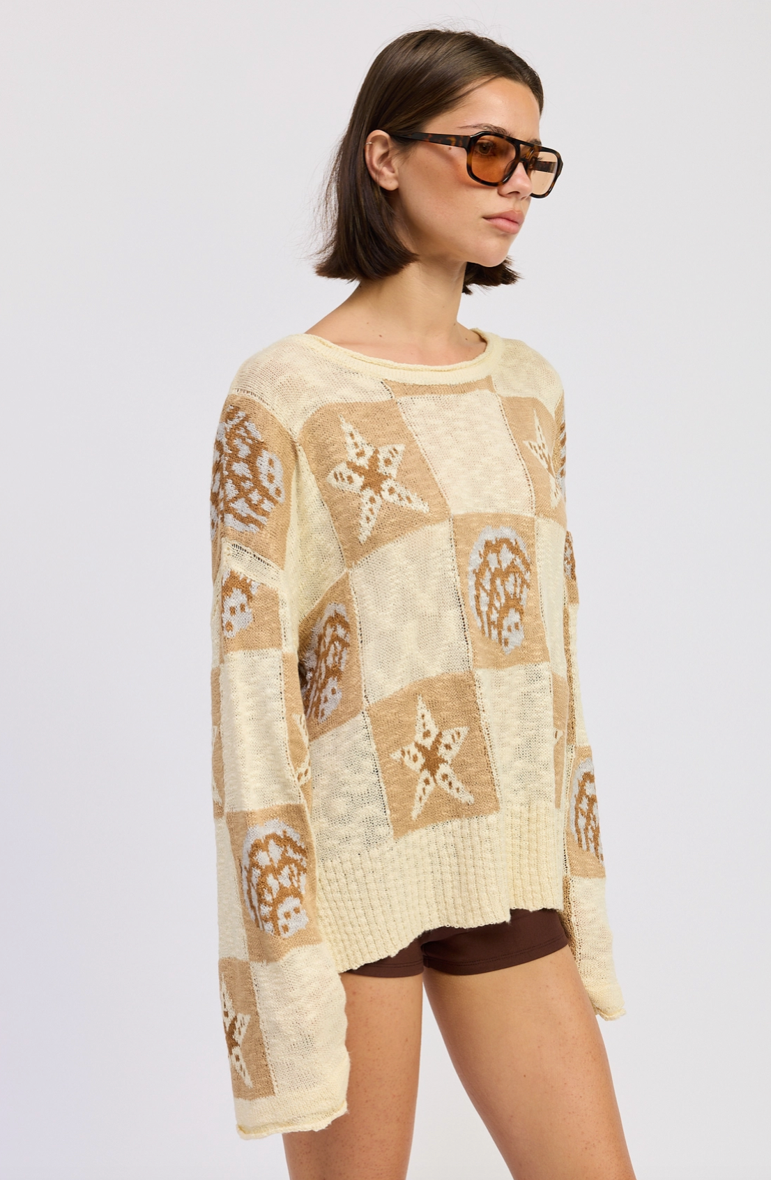 Shell Crochet Sweater