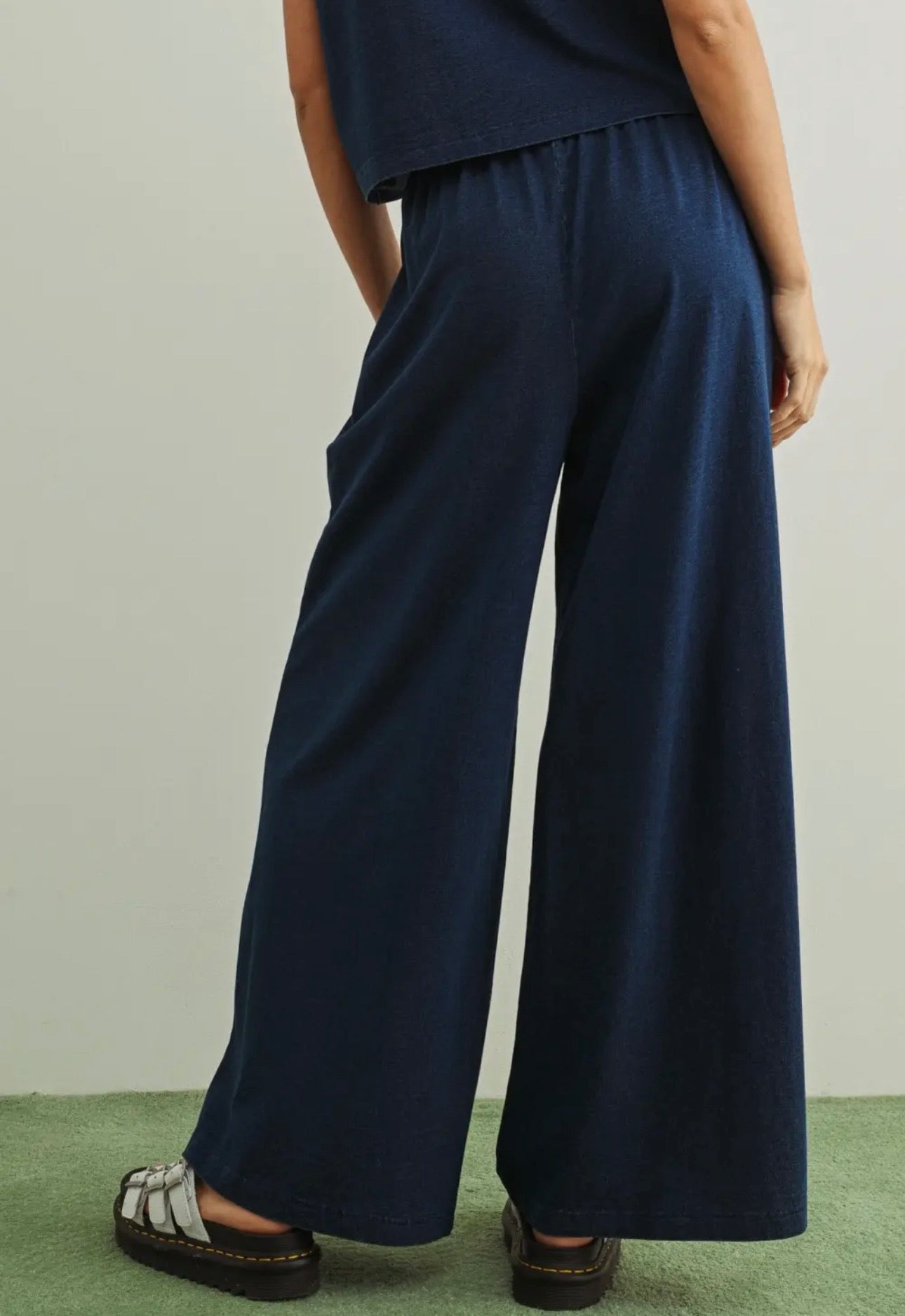 Indigo Blue Knit Pants