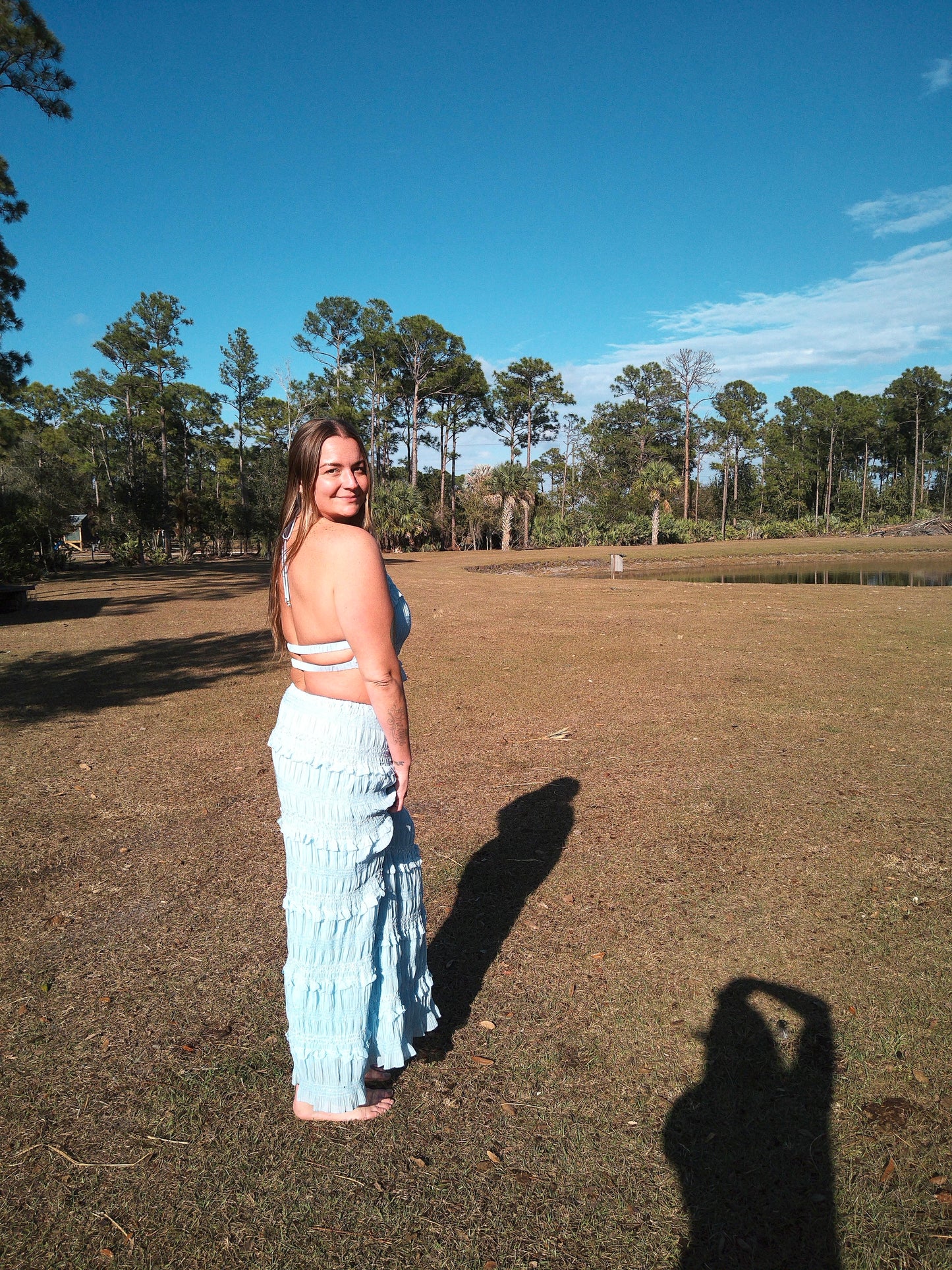 Misty Top & Skirt Set