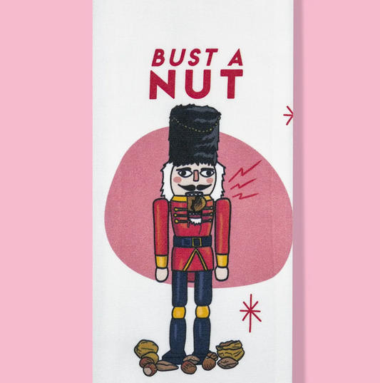 Bust A Nut Dishtowel