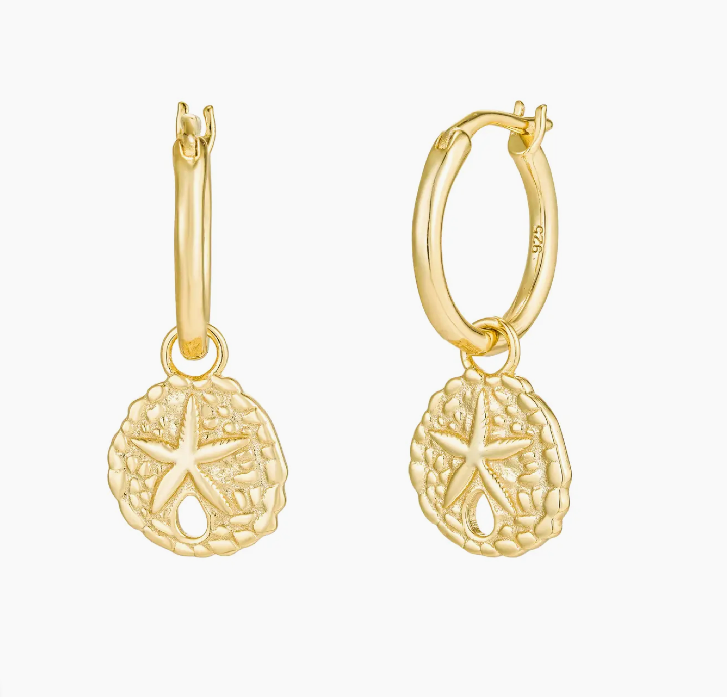 Sand Dollar Hoops