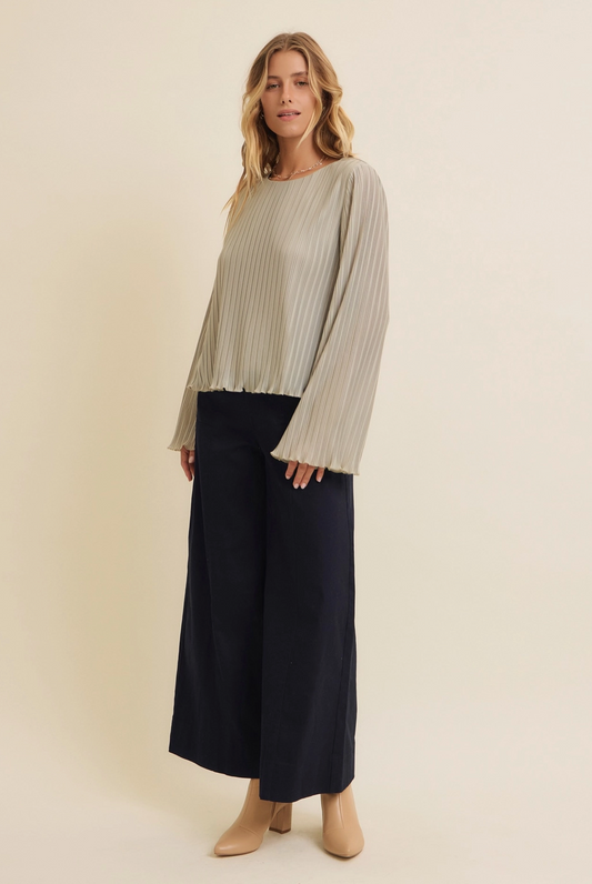 Paige Pleated Blouse