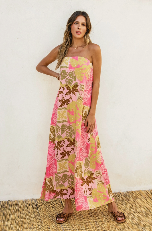 Hibiscus Crush Maxi Dress