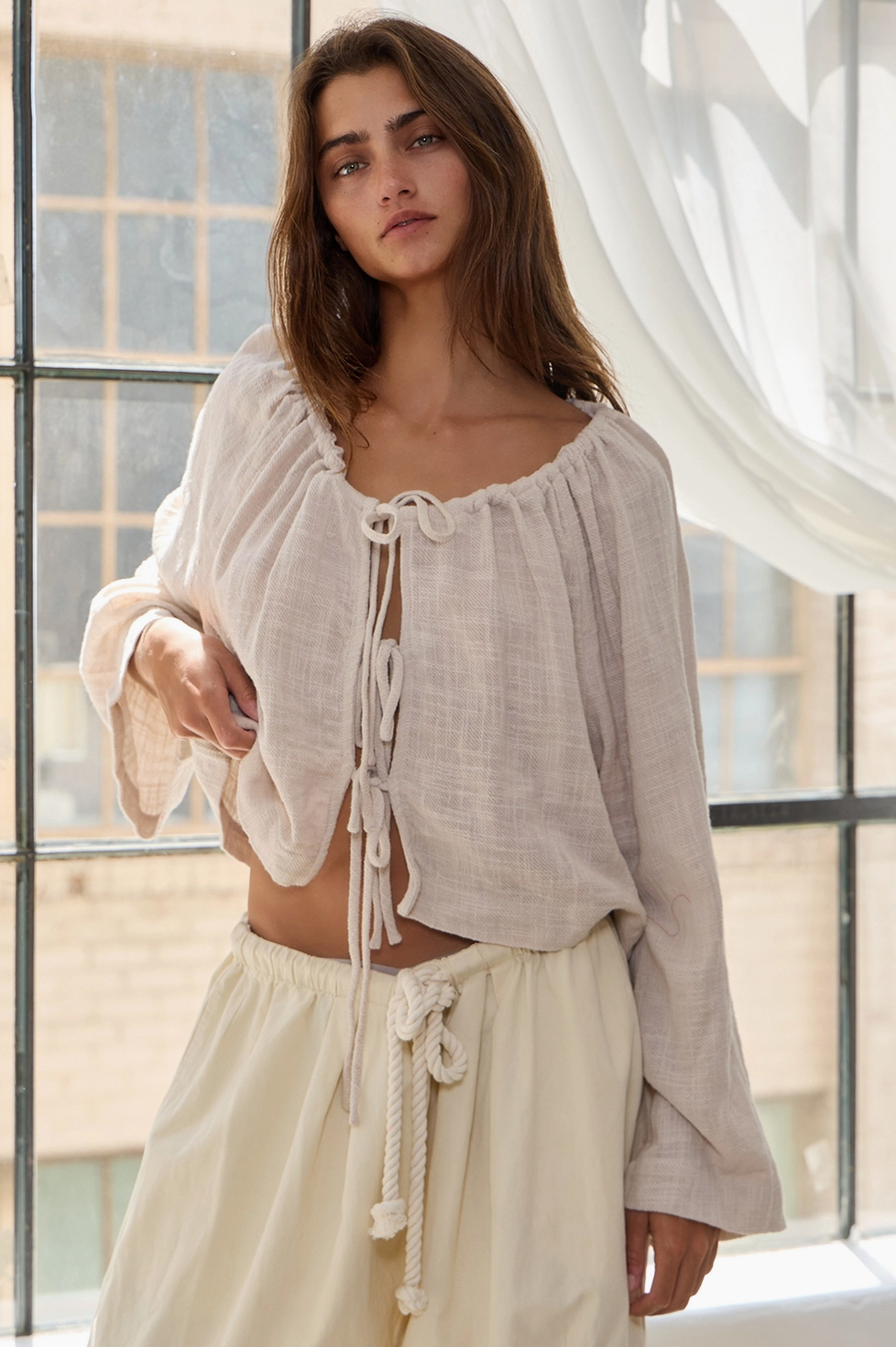 Cora Linen Blouse