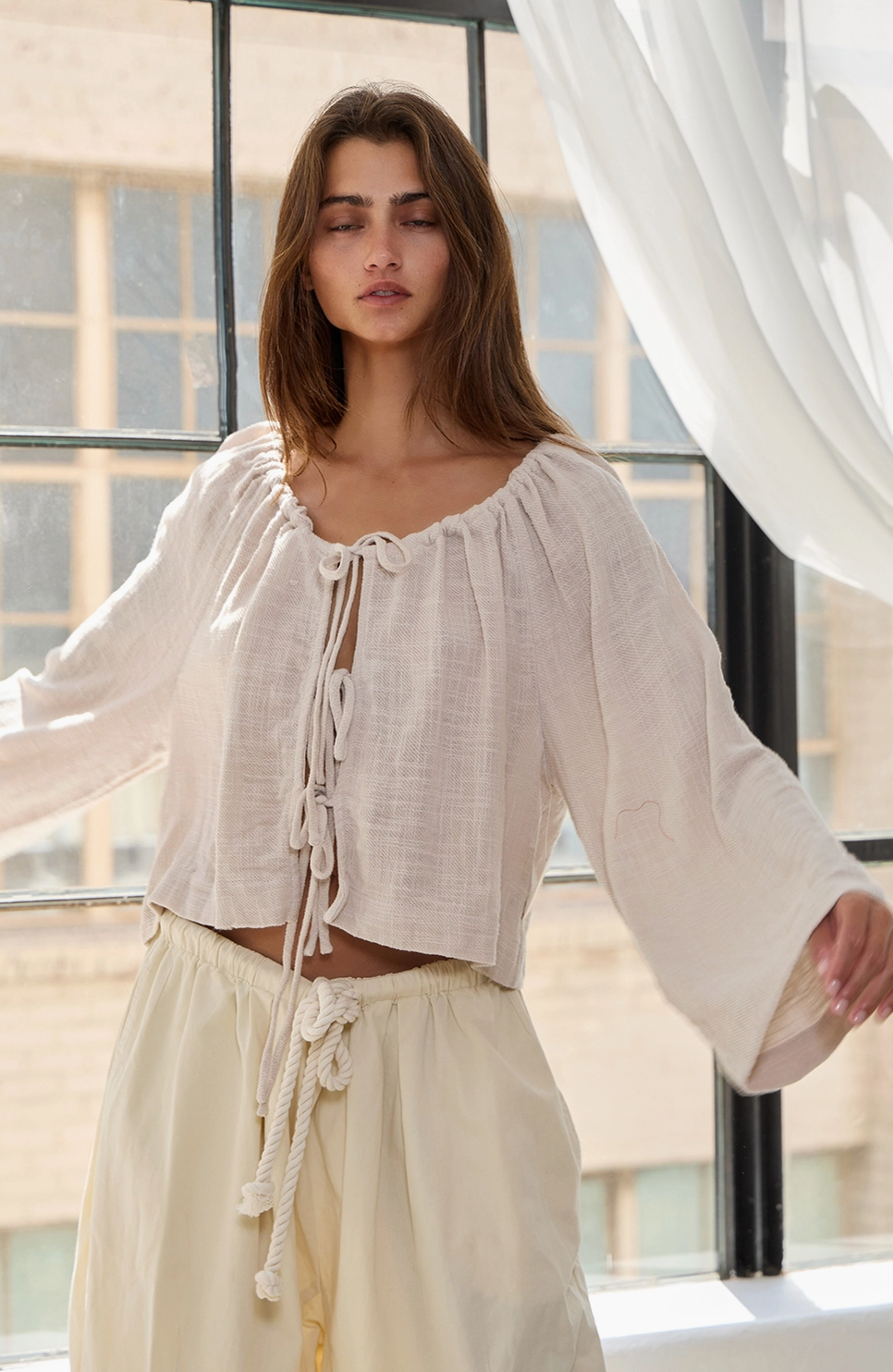 Cora Linen Blouse