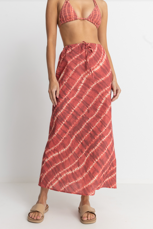 Sahara Tie Dye Maxi Skirt