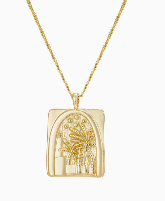 Palm Tree Necklace