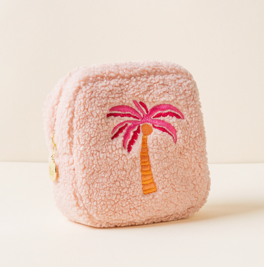 Palm Tree Teddy Pouch
