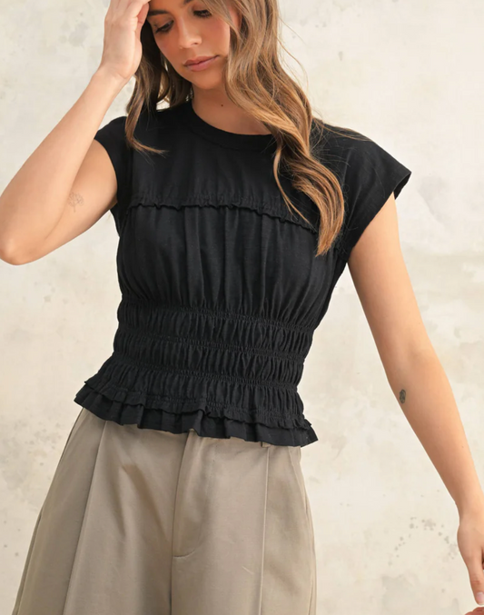 Caroline Smocked Top