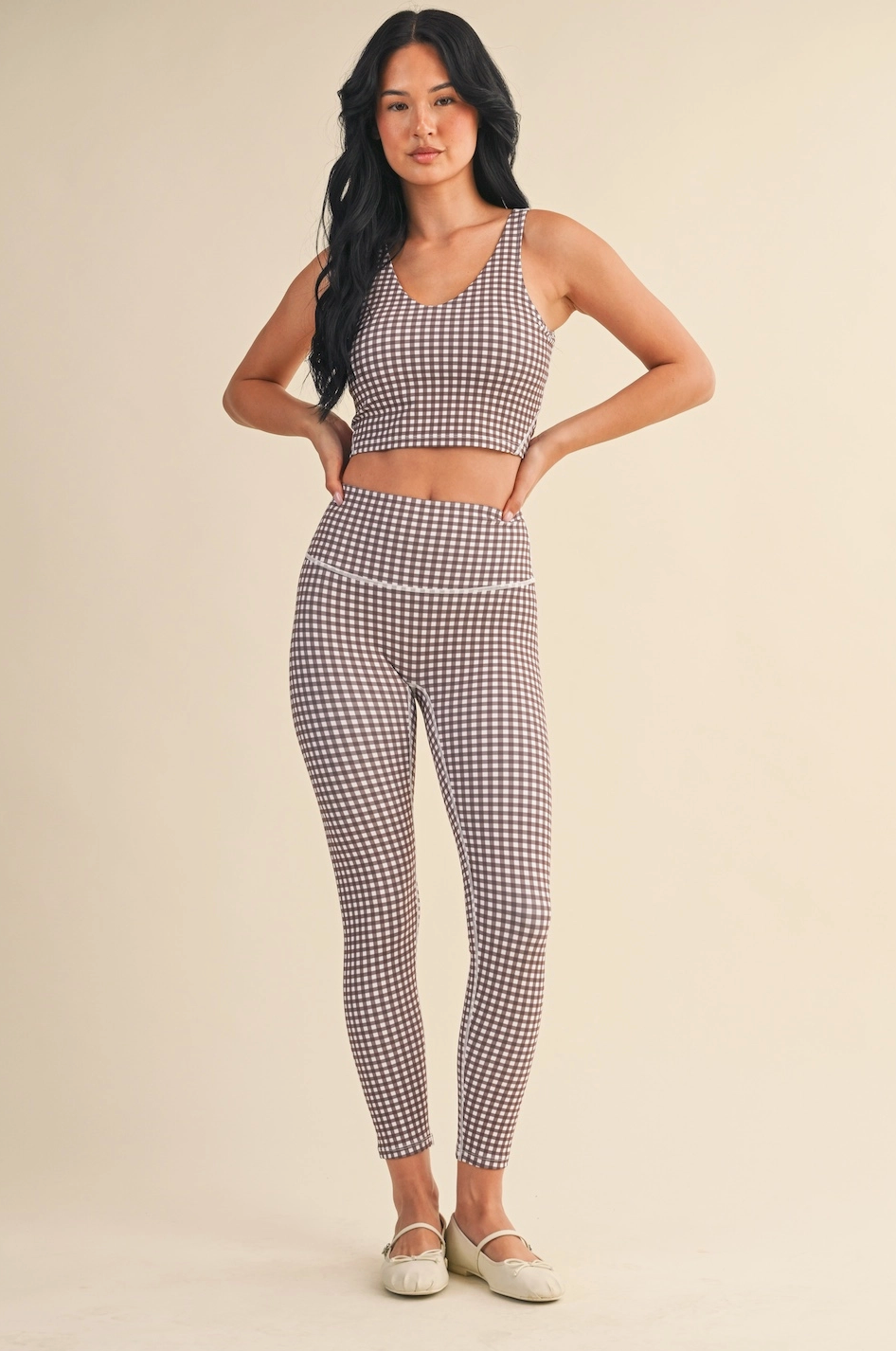 Gingham Cropped Tank