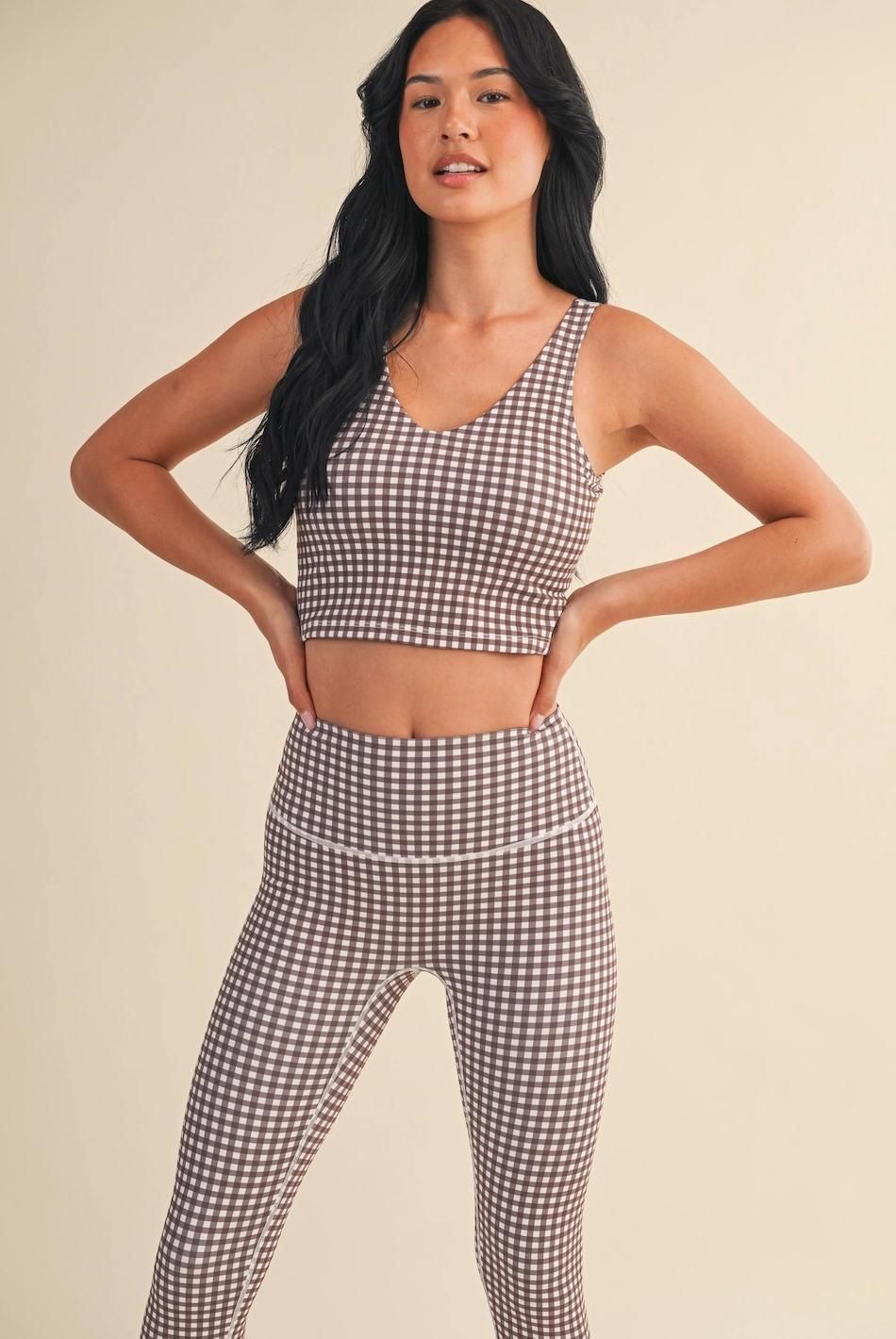 Gingham Cropped Tank
