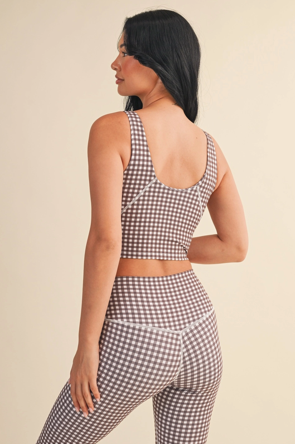 Gingham Cropped Tank