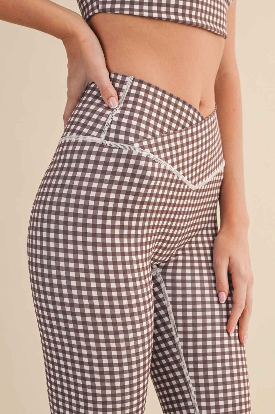 Gingham Flare Legging