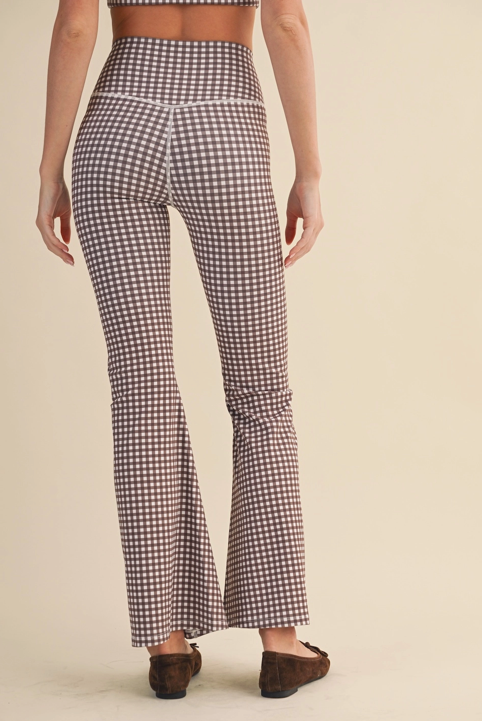 Gingham Flare Legging