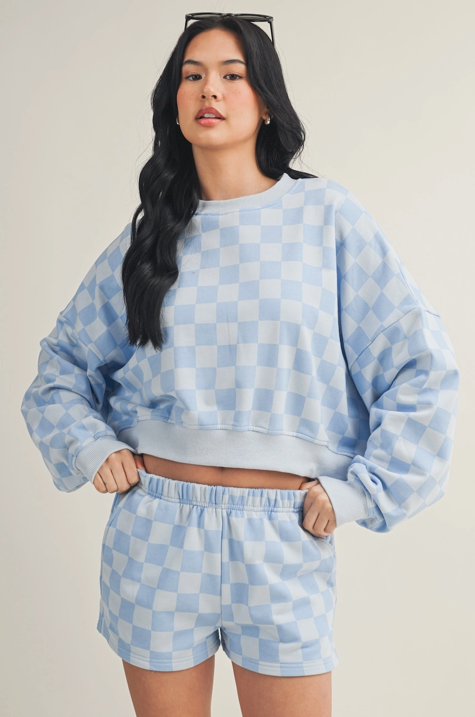 Cozy Checkered Shorts