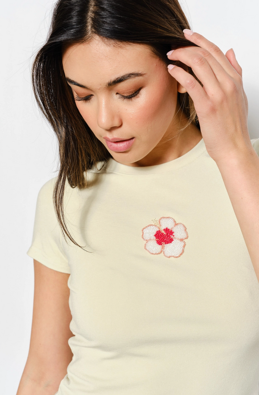 Hibiscus Flower Tee