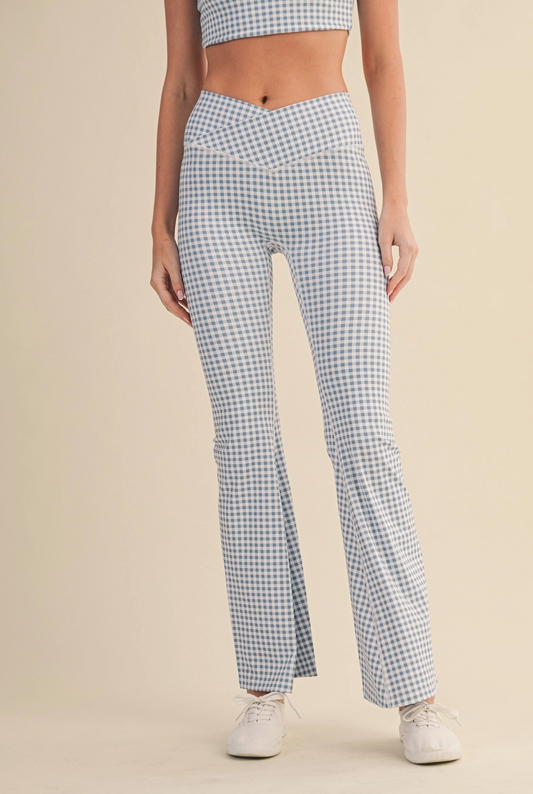 Gingham Flare Legging