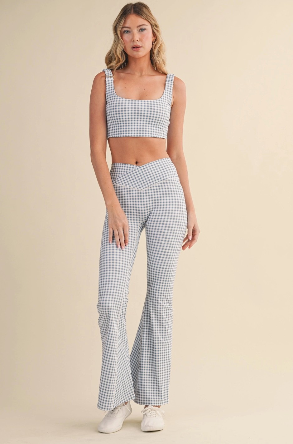 Gingham Flare Legging