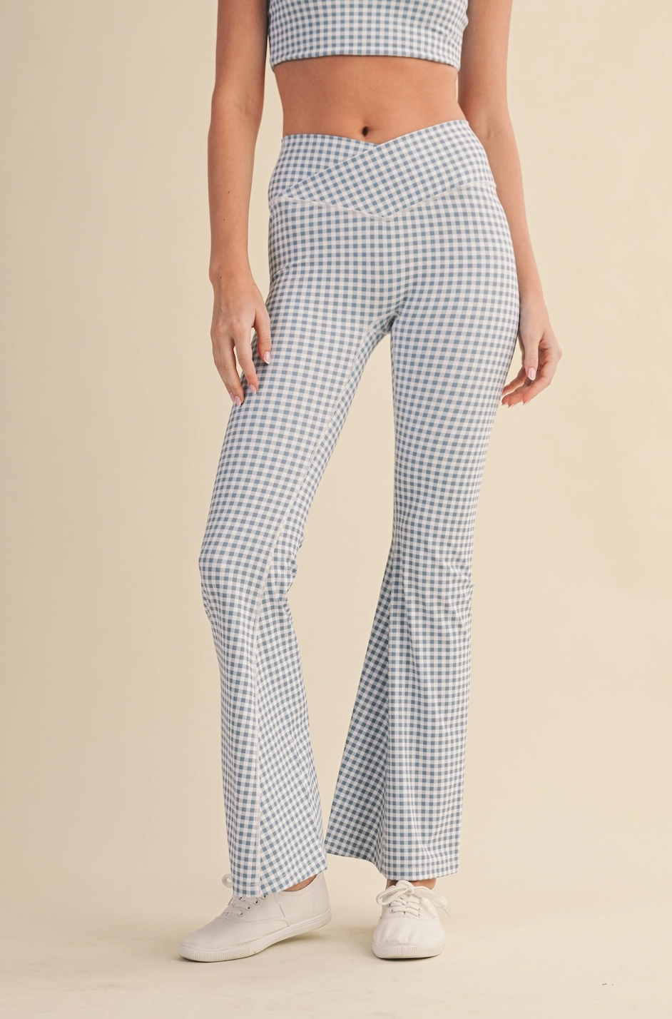 Gingham Flare Legging