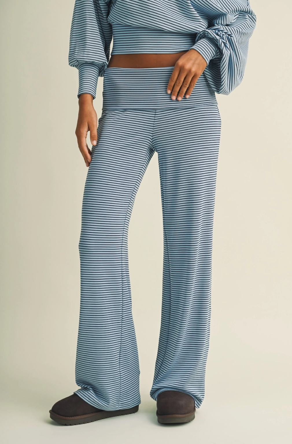 Striped Slouchy Set