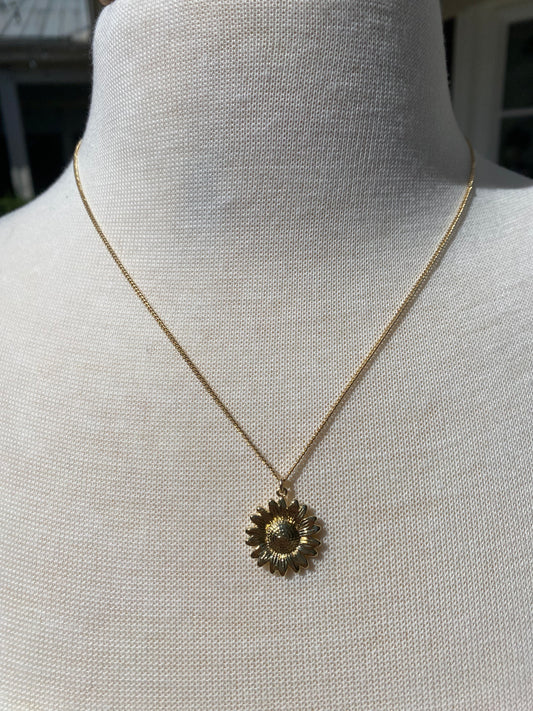 Sunflower Necklace